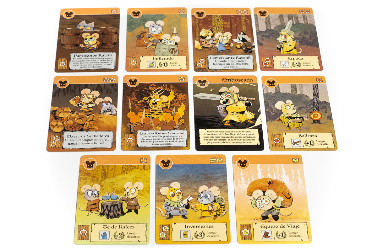 Root: Pack cartas de Exiliados y Partisanos